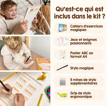 Cahiers d'exercice magiques - Parents Poules