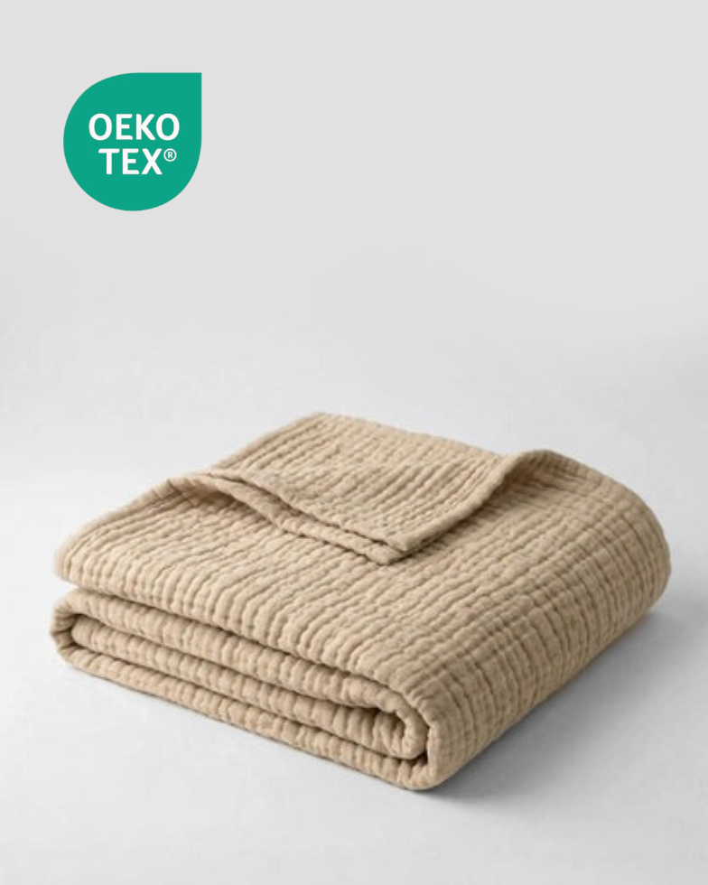 Couverture extra douce - 100% mousseline de coton