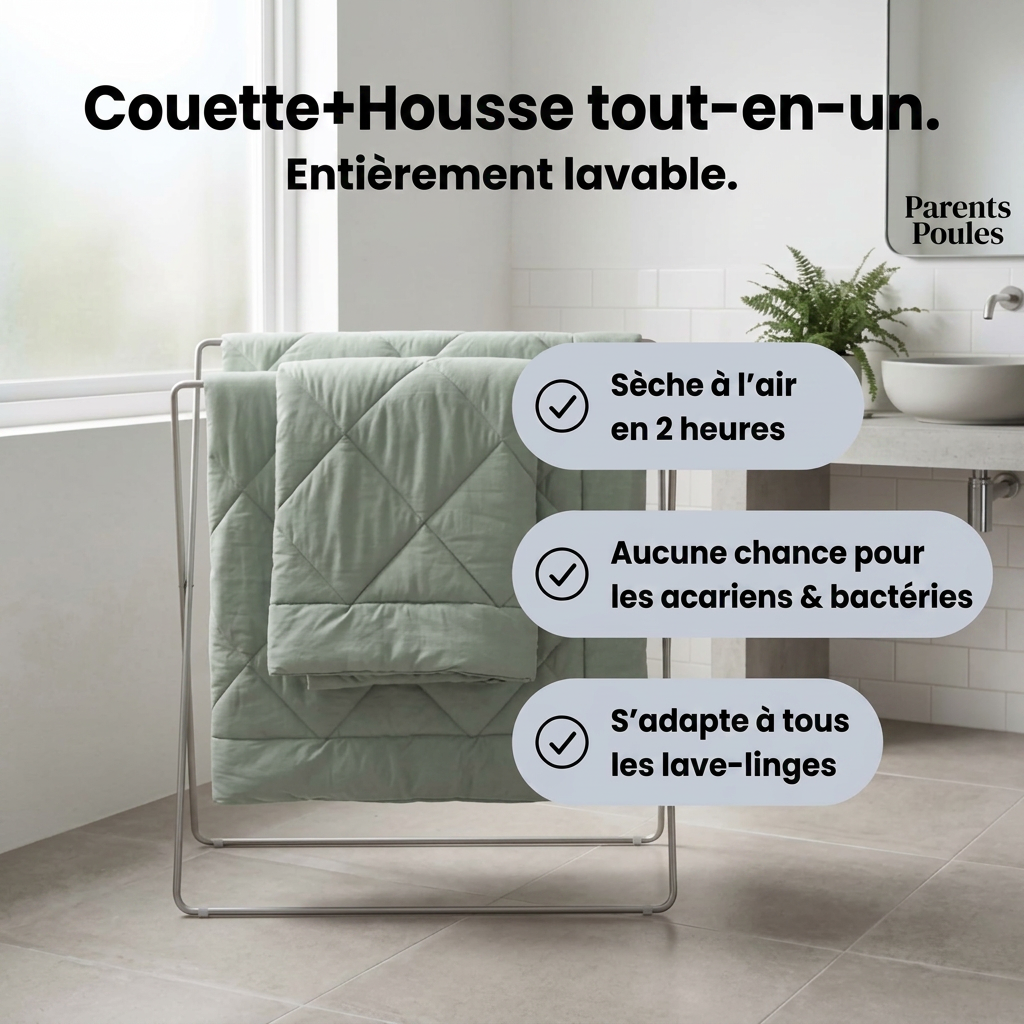 Couverture NuitFacile + 2 oreillers DouxNuage offert